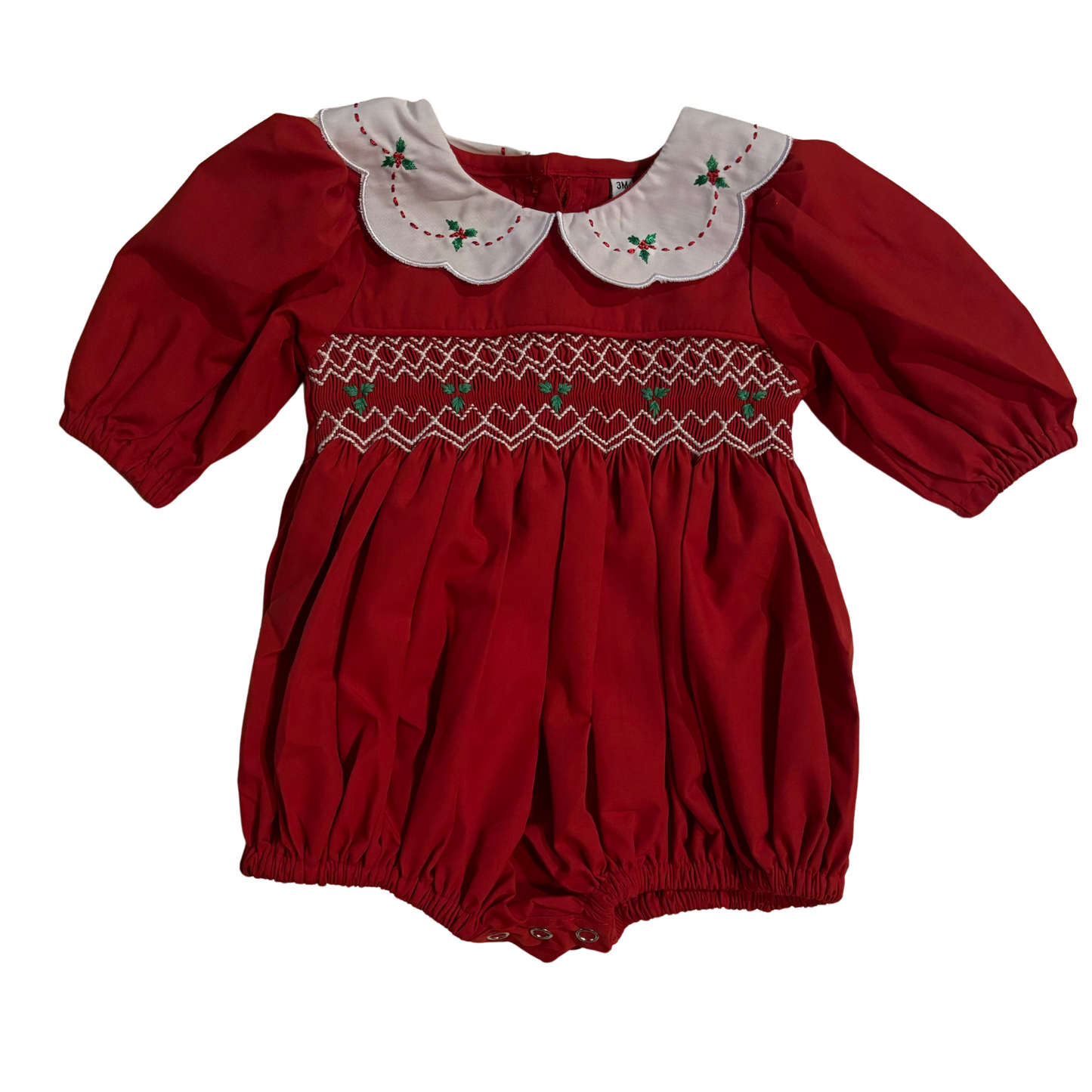 Christmas Red Holly Bubble