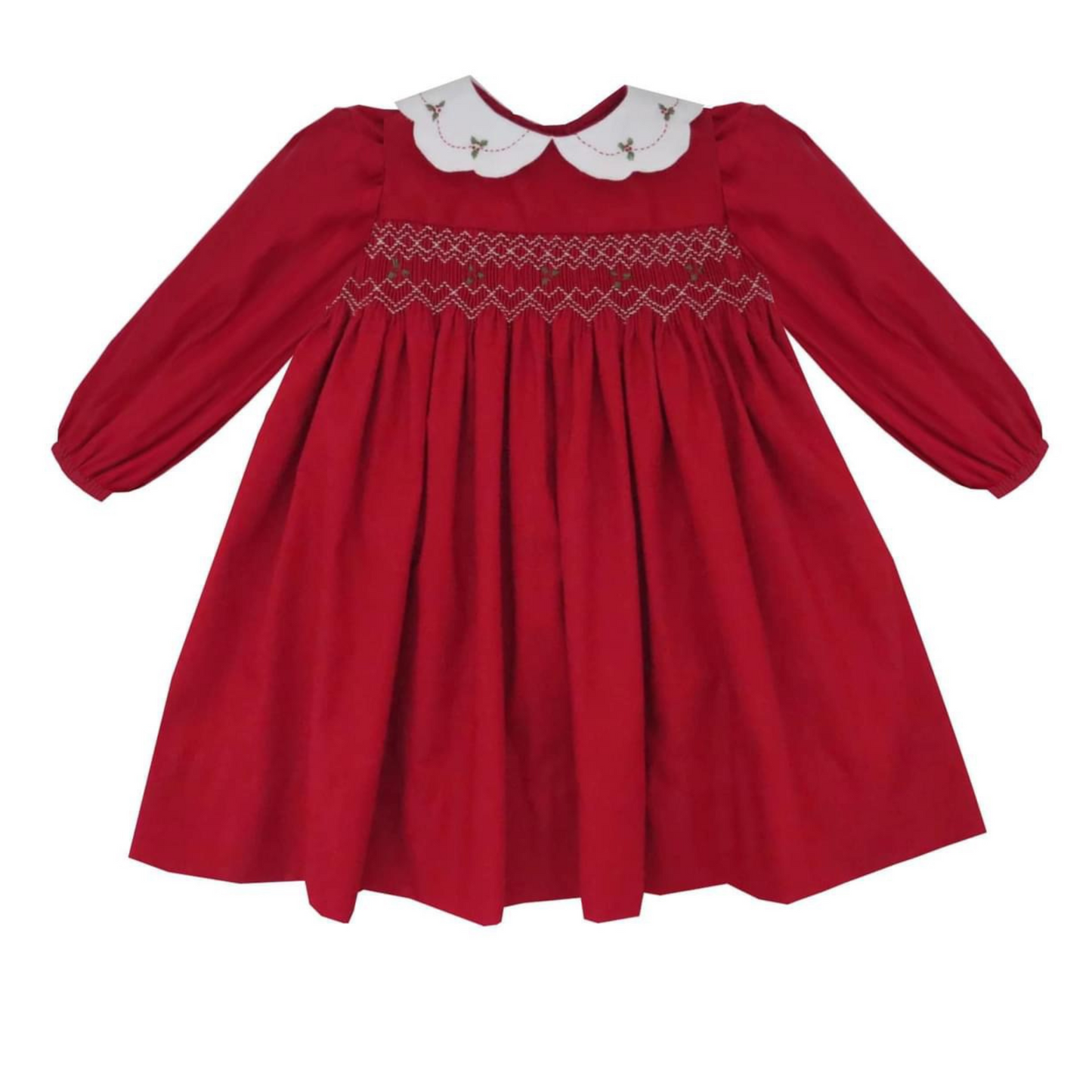 Christmas Red Holly Dress