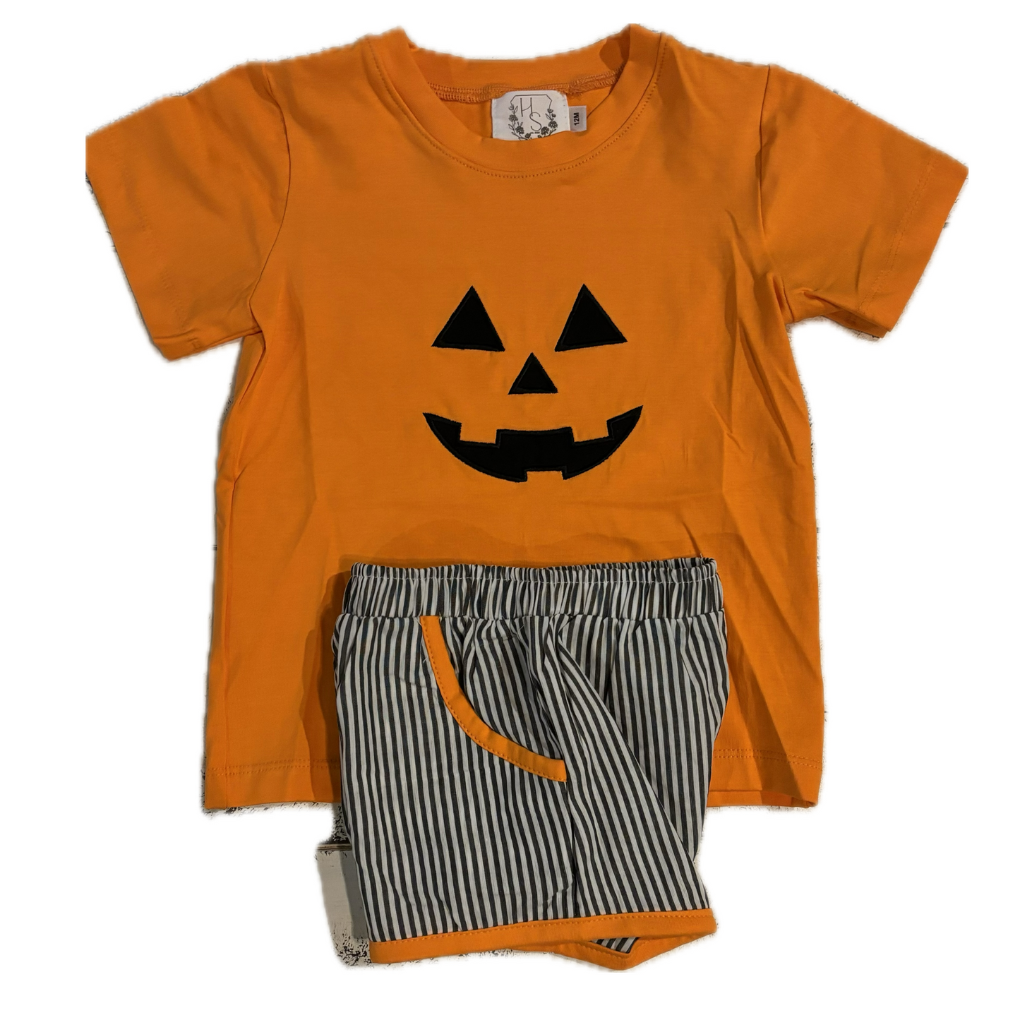 Pumpkin face boy set