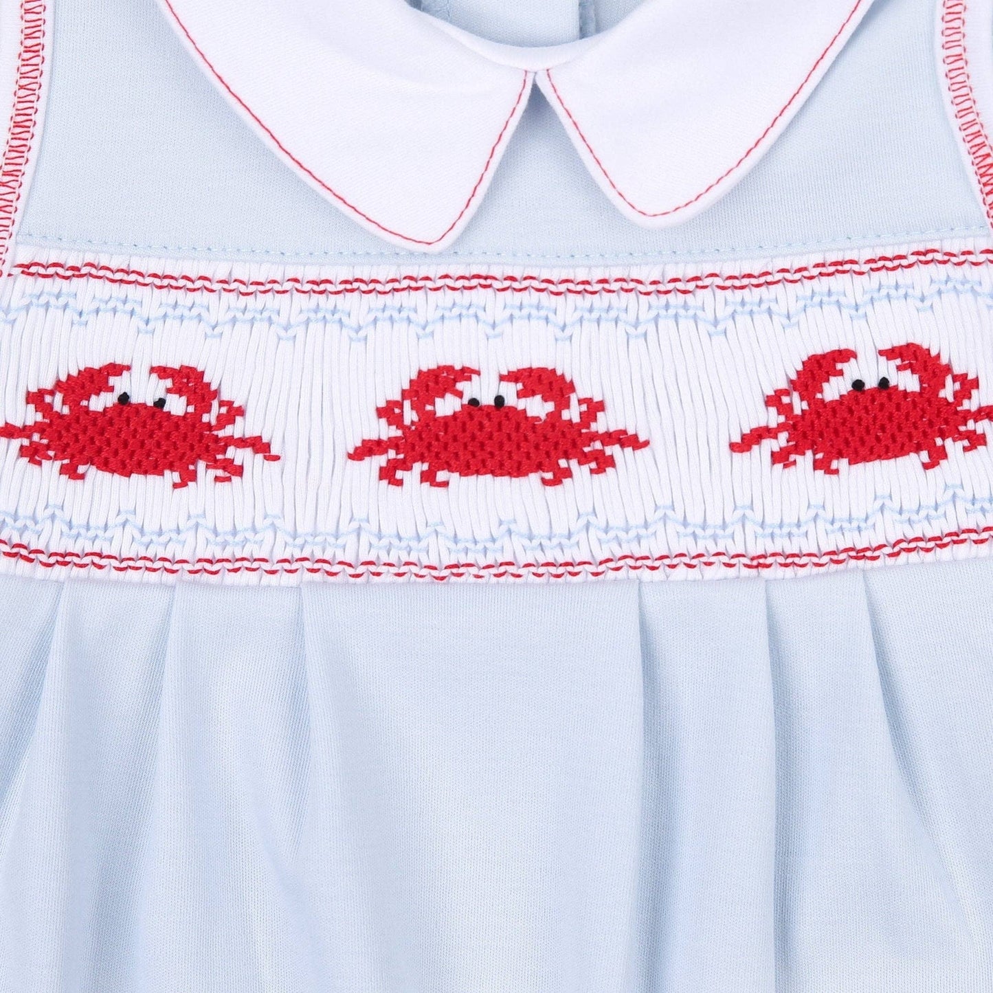 Crab Classics Smocked Short Playsuit
