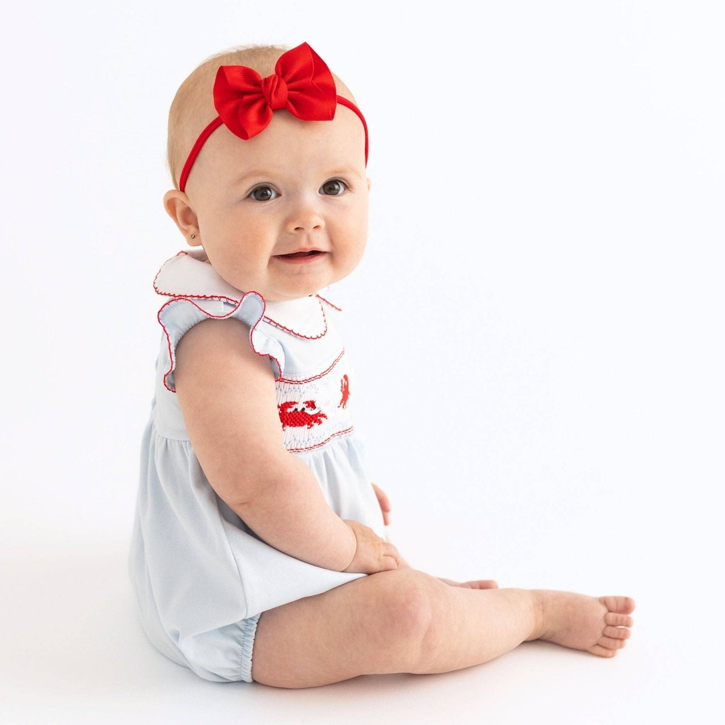 Crab Classics Smocked Flutter Bubble