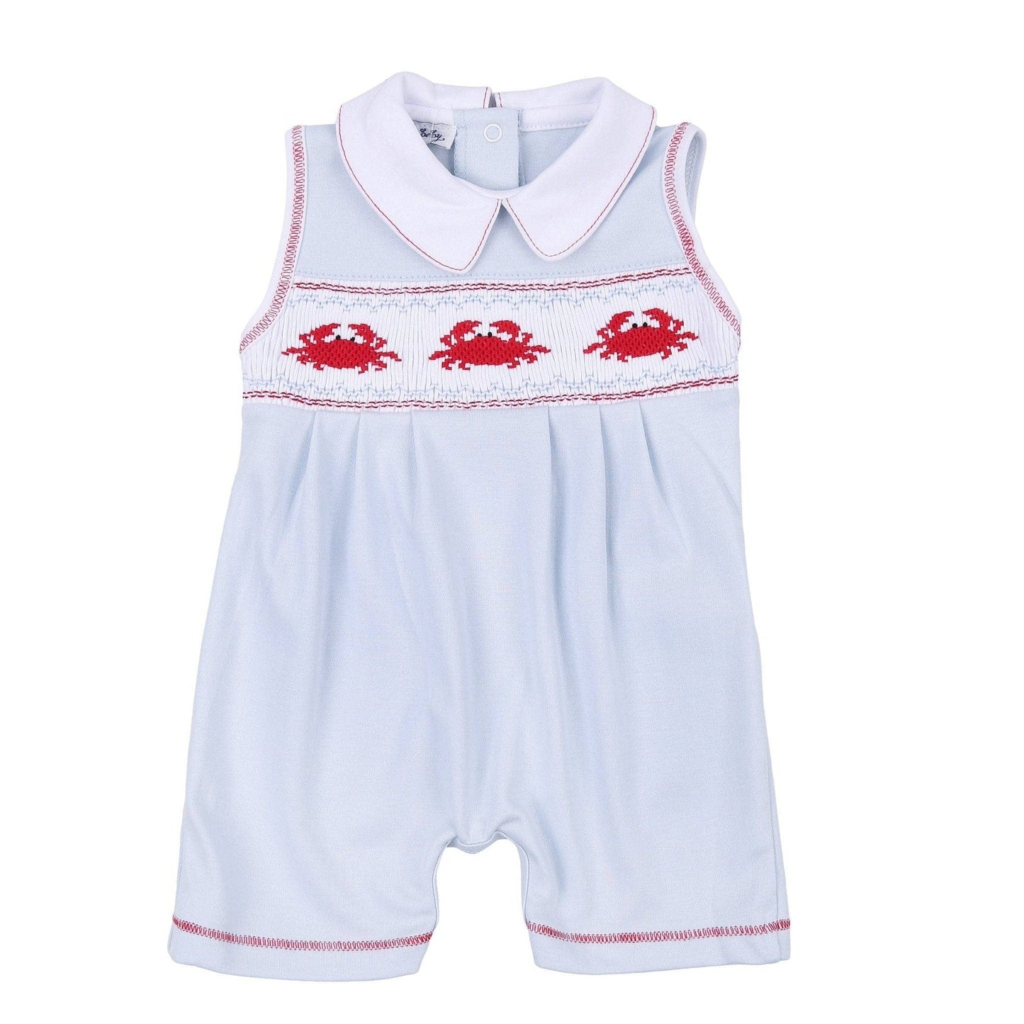 Crab Classics Smocked Short Playsuit