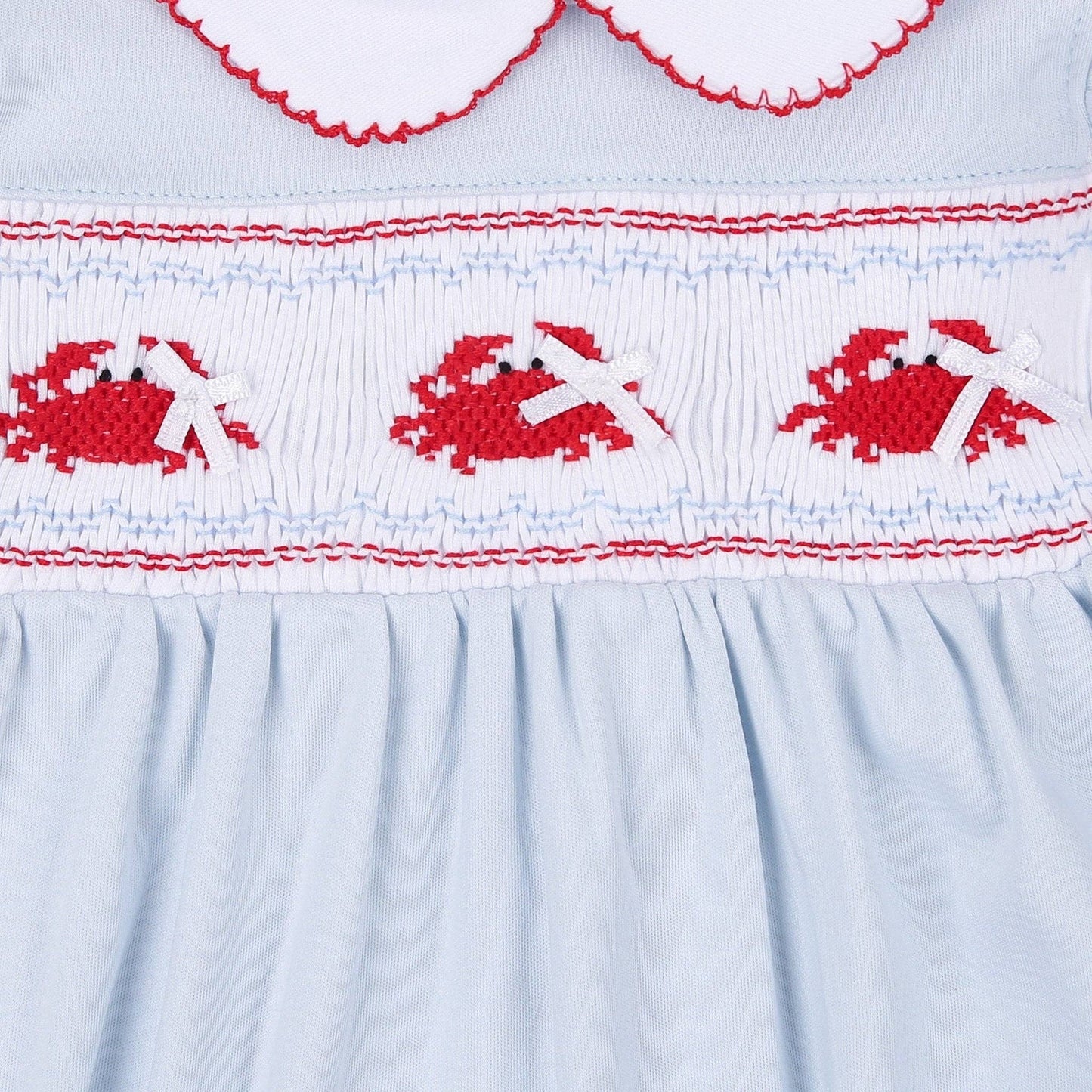 Crab Classics Smocked Flutter Bubble