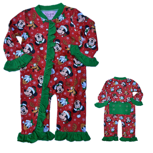 Character Family pjs- girl zippy
