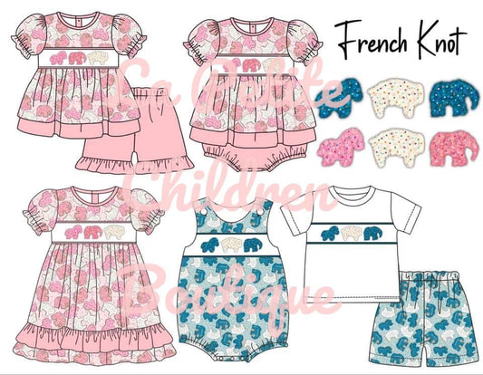 French Knot Animal Cookie Collection ETA JULY