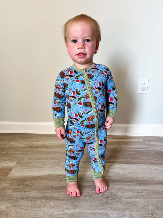 Gone Fishing Bamboo Pajamas
