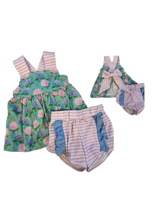 Garden Flower Short Set