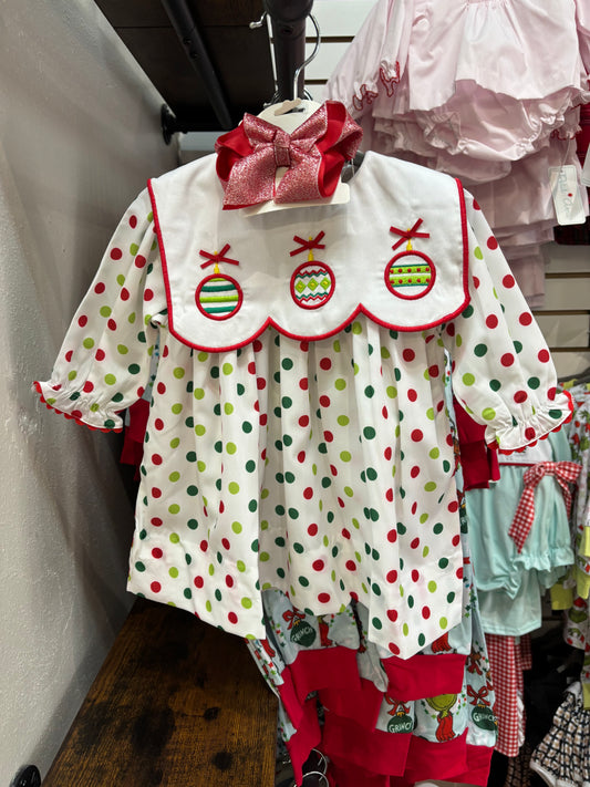 Polka-Dot Christmas Dress