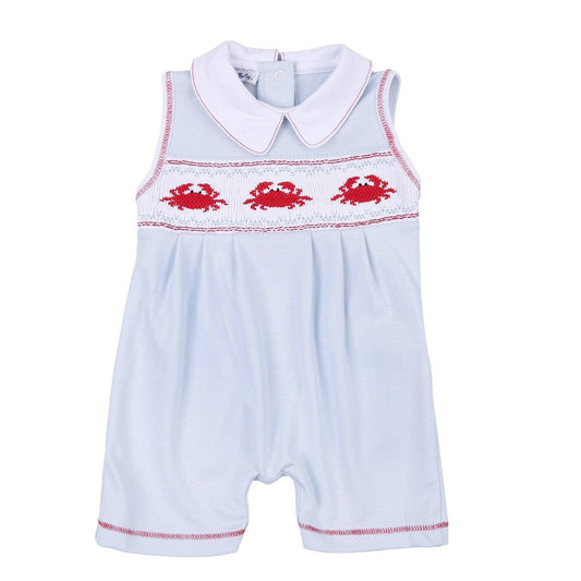 Crab Classics Smocked Short Playsuit
